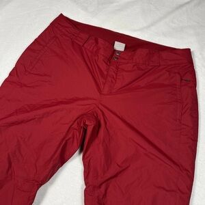 Columbia Pants Womens 2X Red Omni-Tech Snow Ski Insulated Waterproof Outdoor